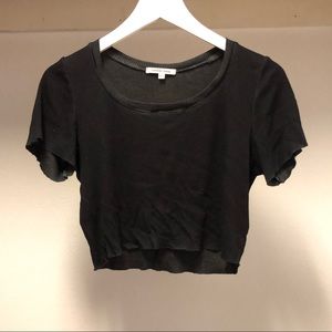 Cotton Citizen rib knit crop top